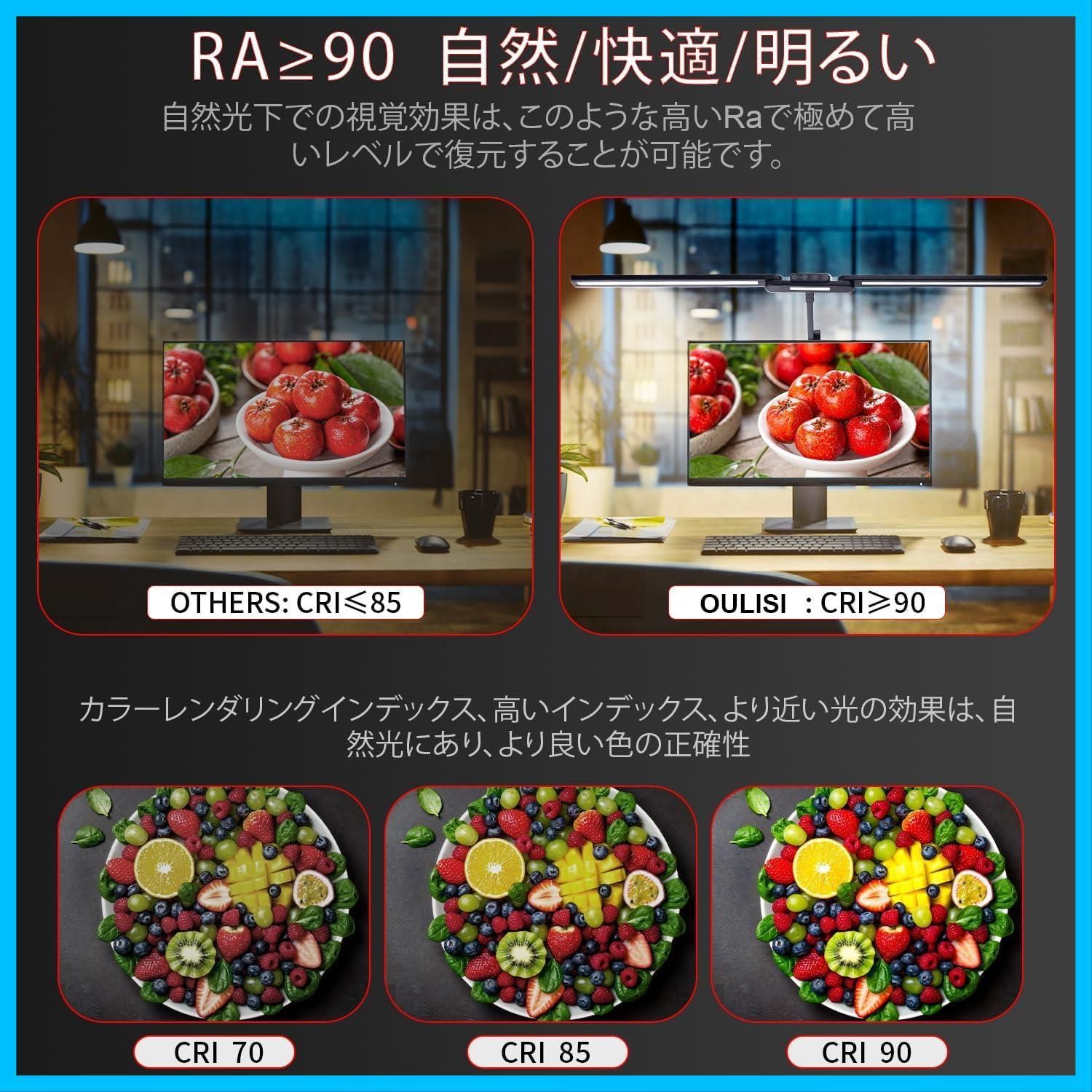 クリップ付き ホームオフィス用の3つのライトスタンドライト