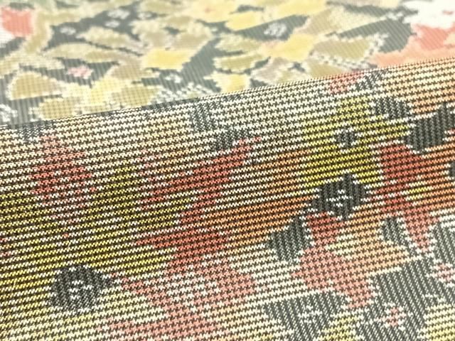 平和屋着物□本場大島紬 7マルキ 泥染め 吉祥文 正絹 逸品 未使用