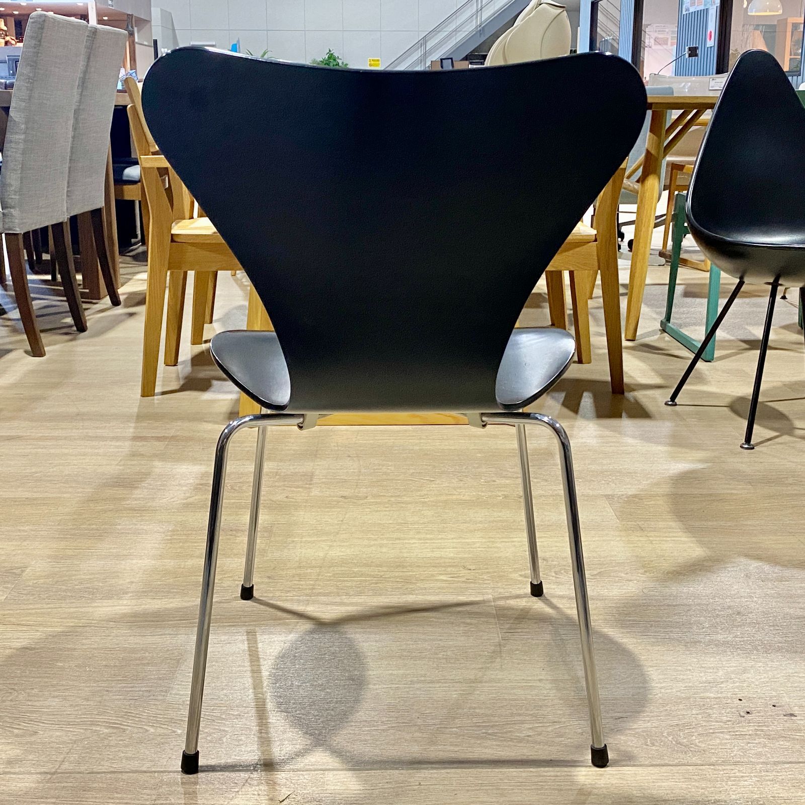 D-09016 FRITZHANSEN セブンチェア ブラック ラッカー塗装 ①