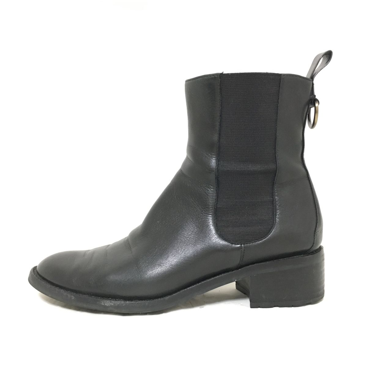 コールハーン レザーショートブーツ 黒 COLE HAAN(コールハーン