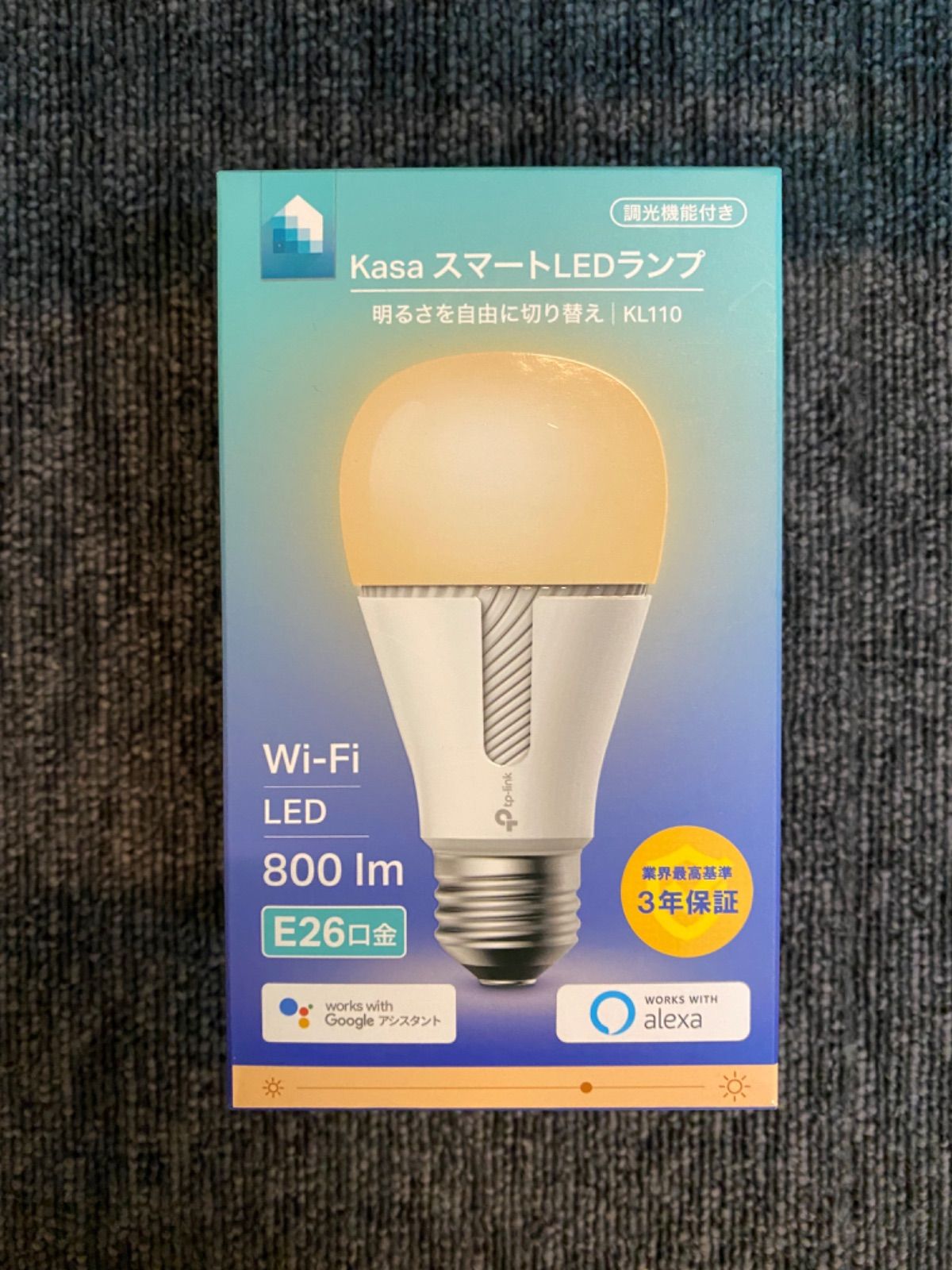 好評 KasaスマートLEDランプ 調光タイプ KL110 agapeeurope.org