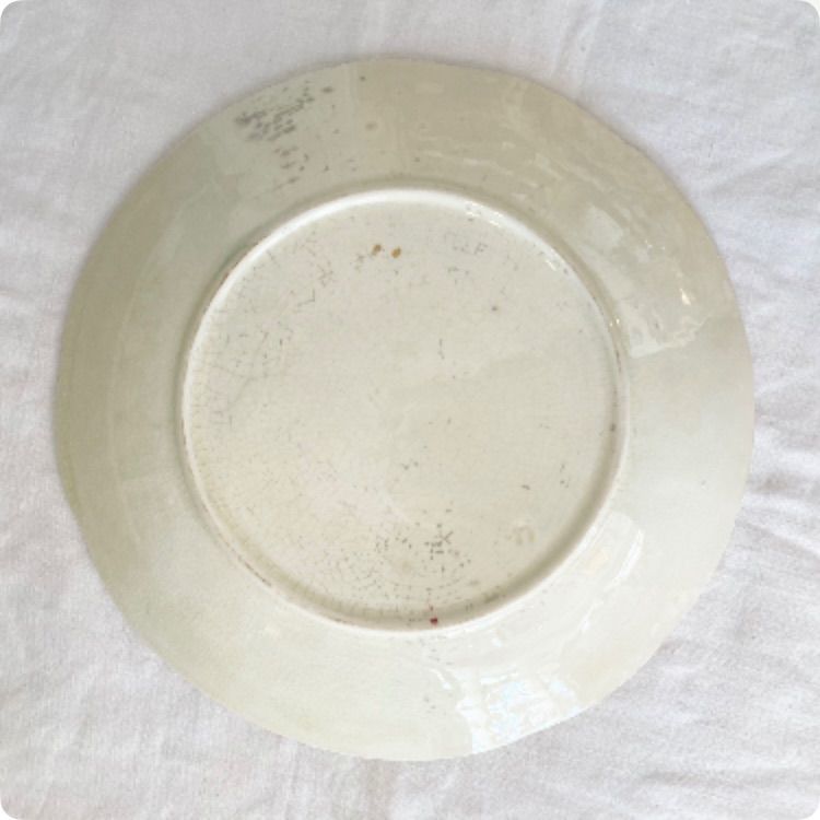  フランス直輸入 イチゴ柄が愛らしい バルボティーヌ皿 皿 食器