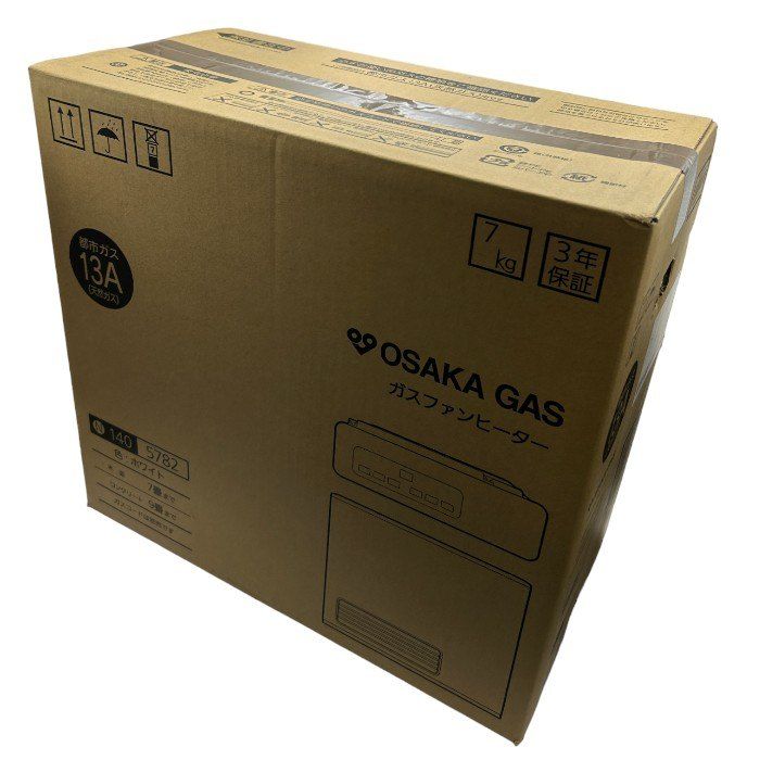 OSAKA GAS ガスファンヒーター 5782 未使用 大阪ガス ファンヒータ スタンダード 140-5782 K1700128