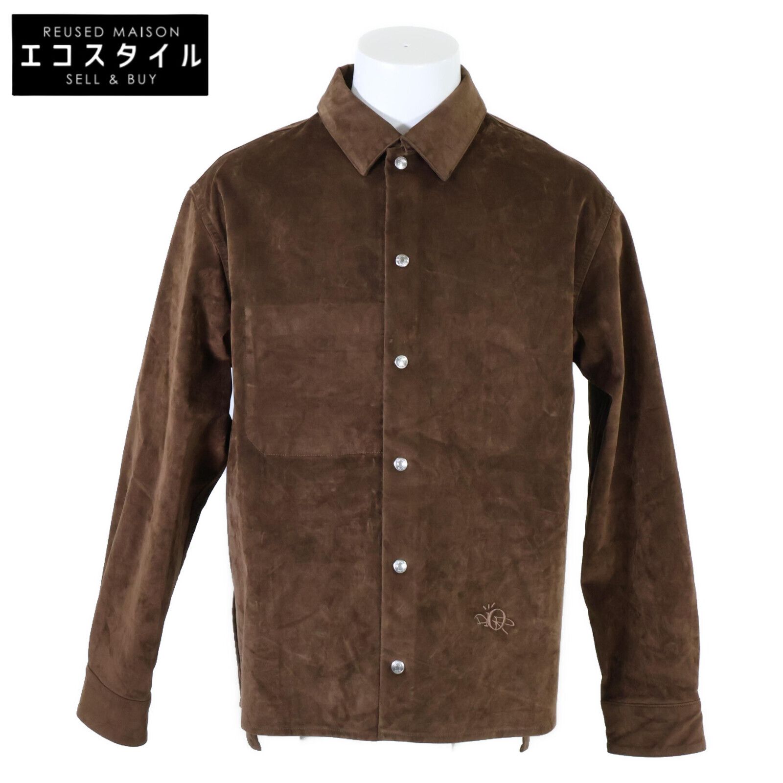 Dior HOMME ディオールオム ｘTravis Scott トラヴィススコット | 正規|22AW 283D943BY509 スエード シャツ 50