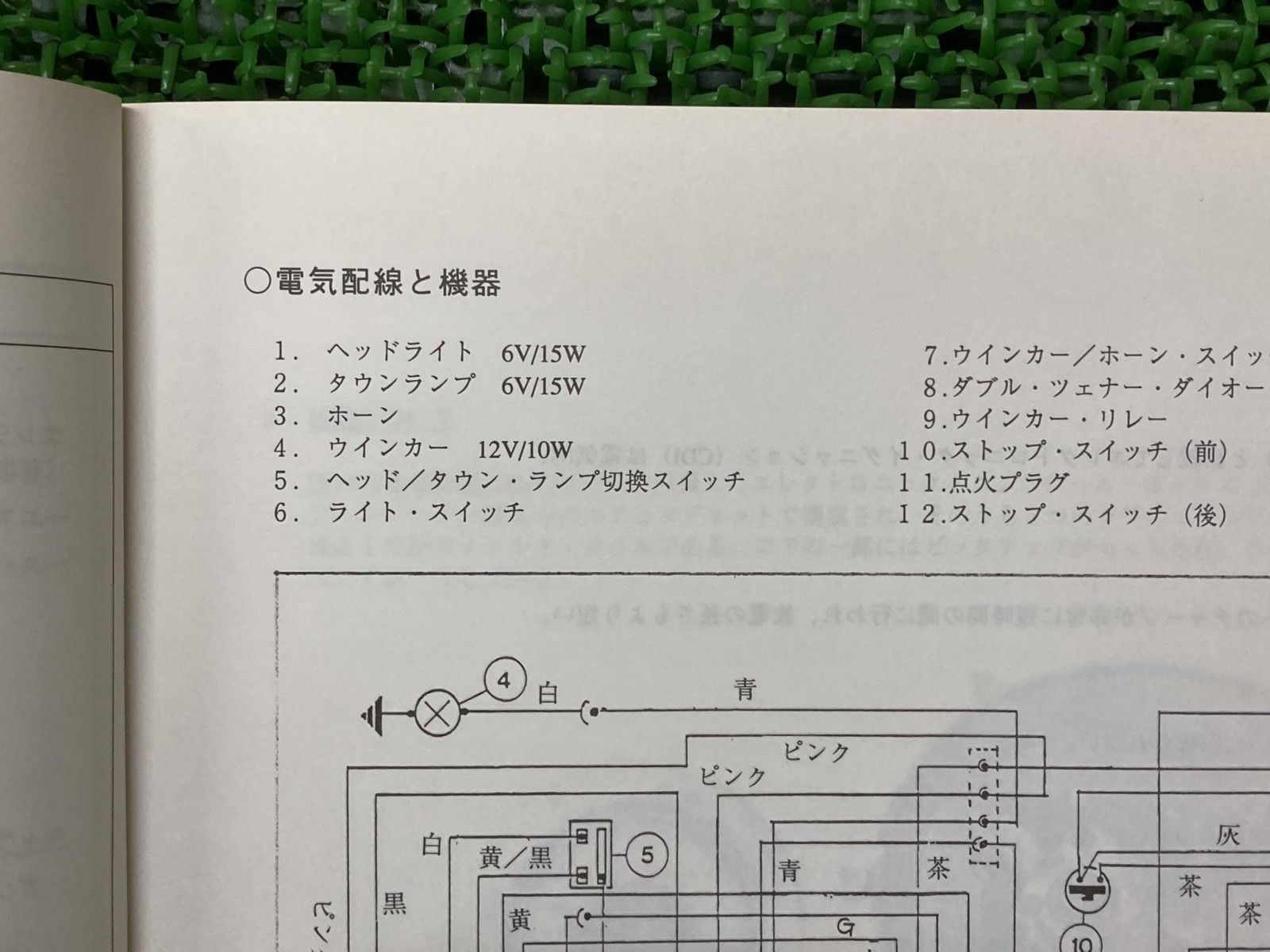 チャオP サービスマニュアル ピアジオ 正規 バイク 整備書 C7E4T配線図