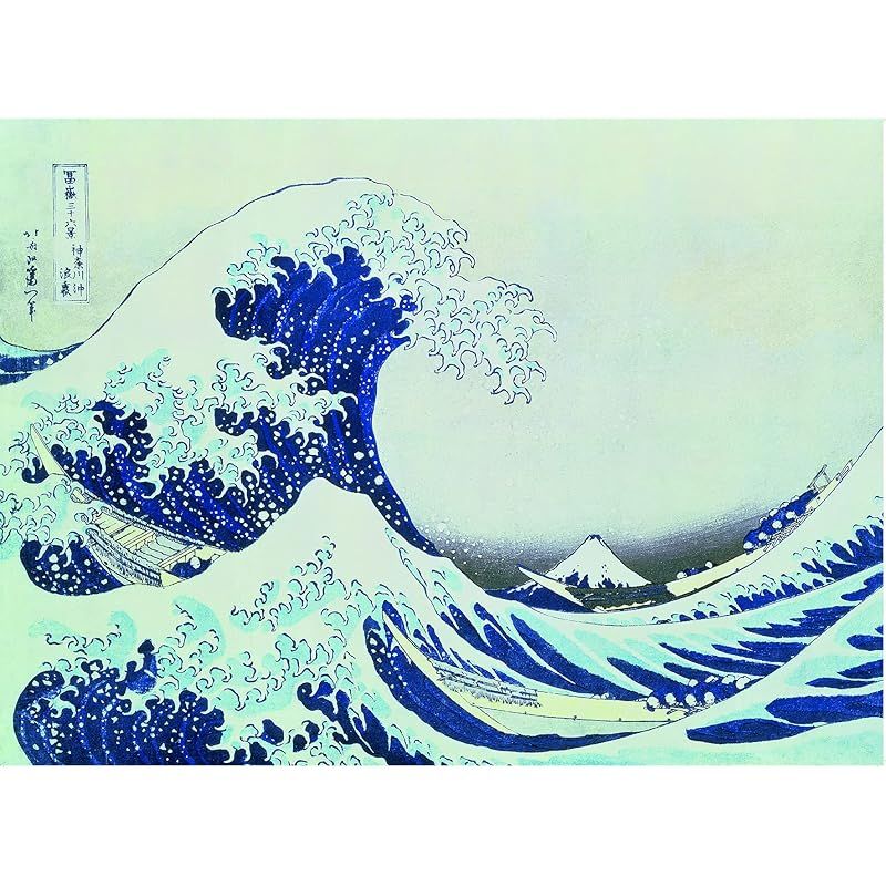 ホワイトボードアート 北斎 冨嶽三十六景 神奈川沖浪裏