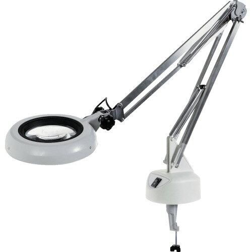 2営業日で発送 TRUSCO トラスコ中山 TRUSCO LED照明拡大鏡 2倍 クランプ保持型 LPCLX2 4500