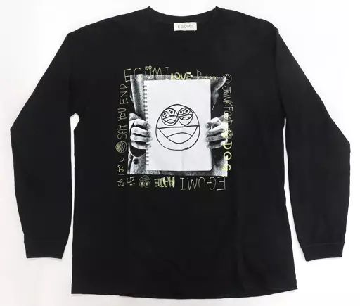 衣類　江口拓也 PHOTO LONG SLEEVE TEE(ロングスリーブTシャツ) ホワイト 「江口拓也×TAKALAKA 『EGUMI』」 中古】衣類 江口拓也 PHOTO LONG SLEEVE TEE(ロングスリーブT