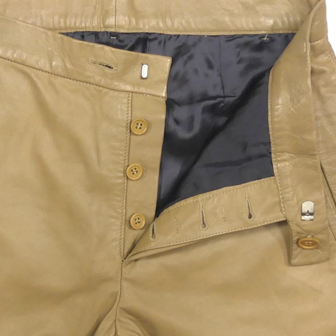 COSTUME NATIONAL HOMME black leather pants | NOIR ONLINE