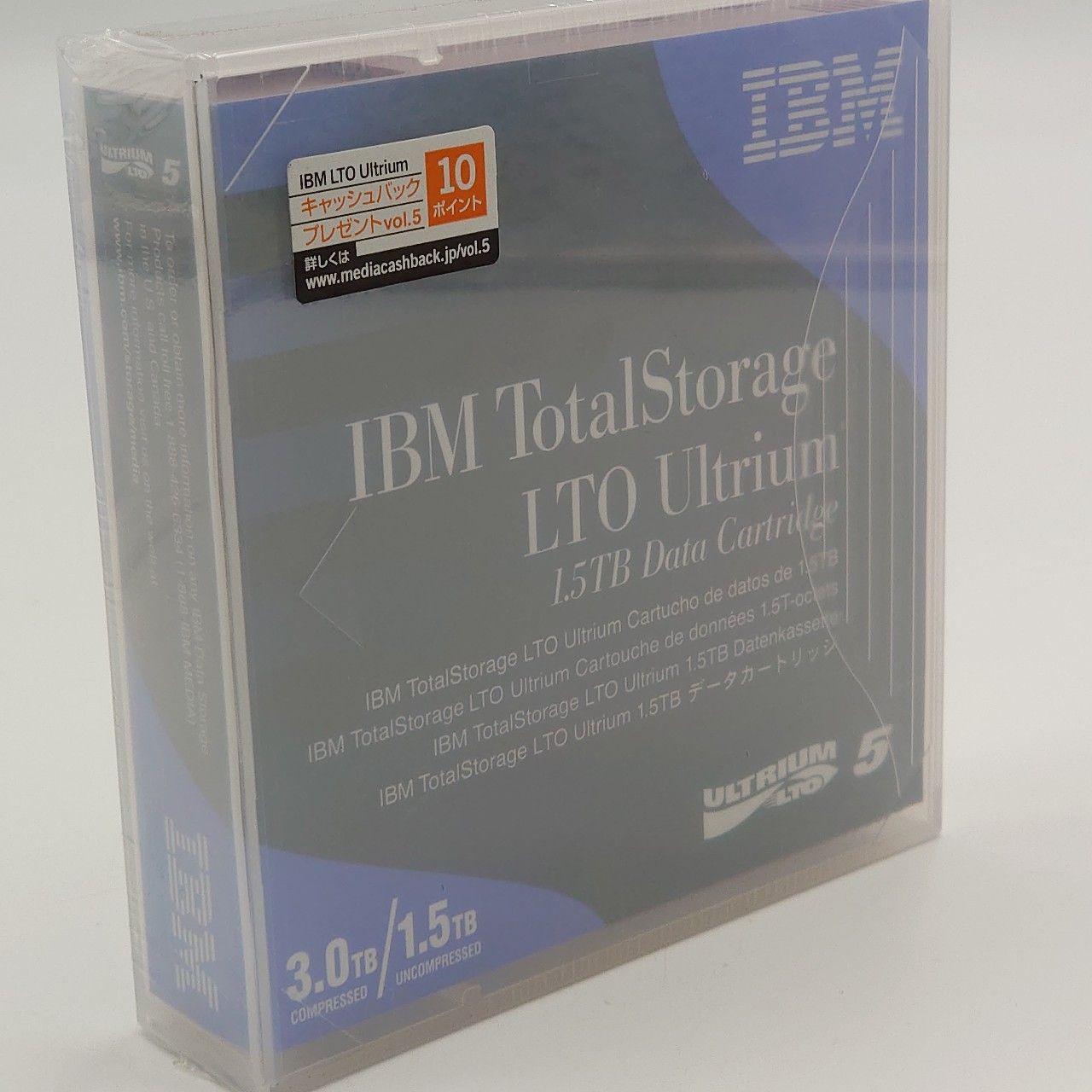 IBM 46X1290 Ultrium LTO5テープカートリッジ 1.5TB 3.0TB