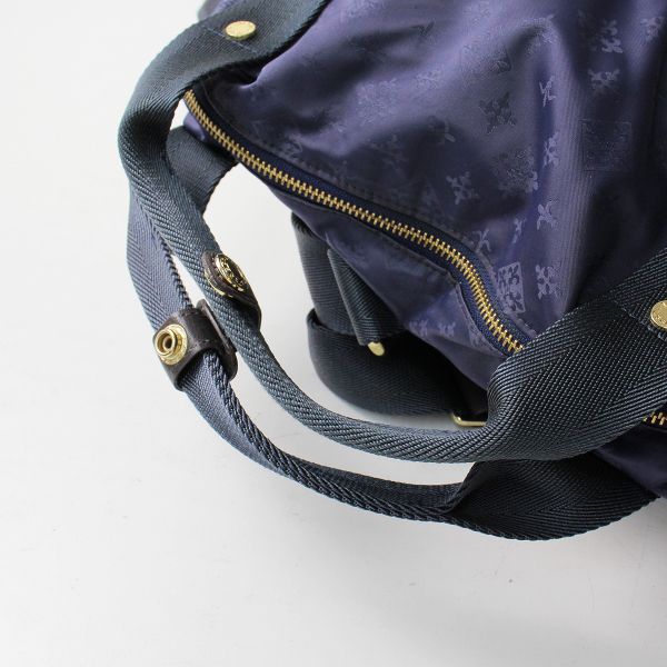 russet ラシット モノグラム 2wayバッグ/ネイビー系 トートバッグ