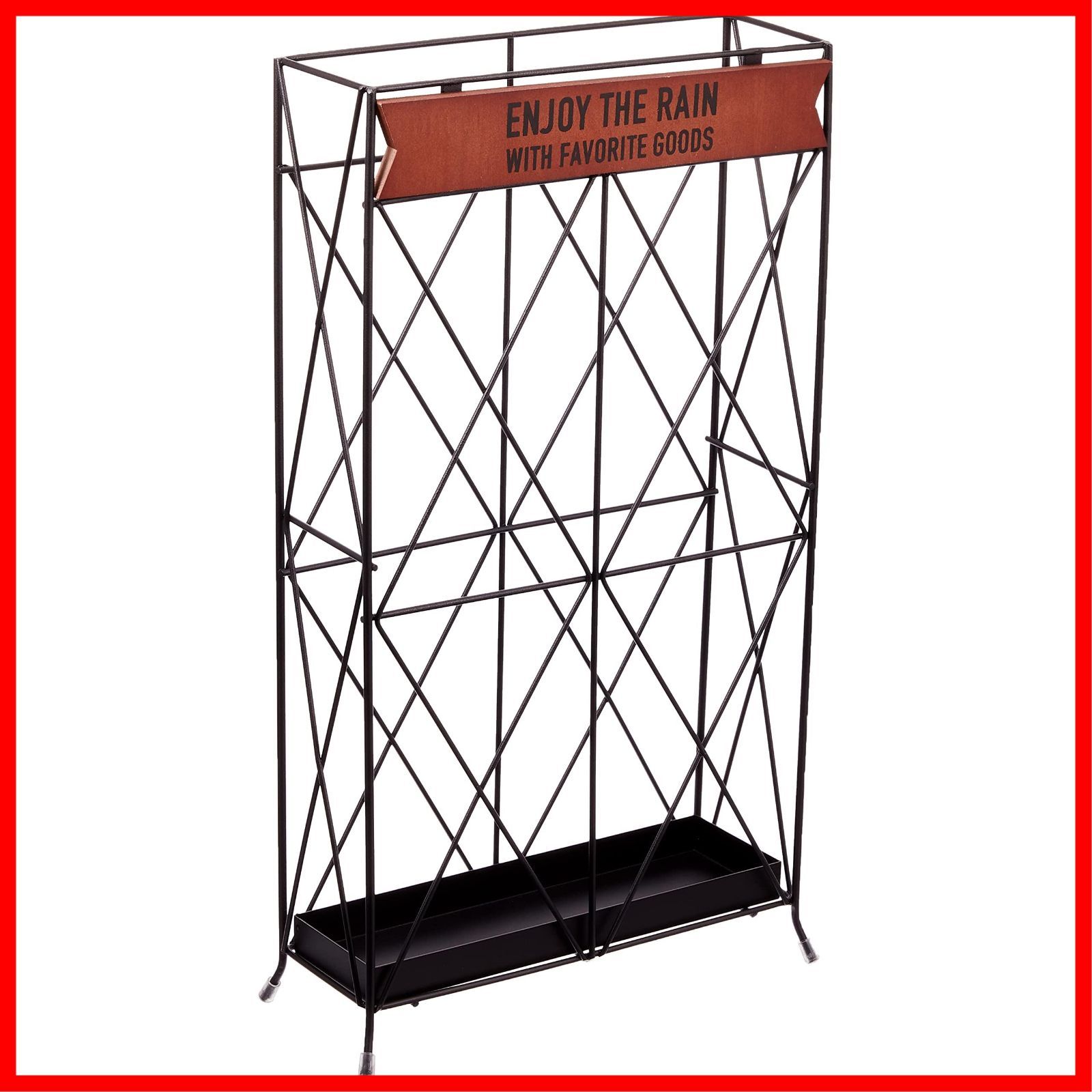 【数量限定】ブラック モボワ・スリムアンブレラスタンド ZI-503-BK アビテ