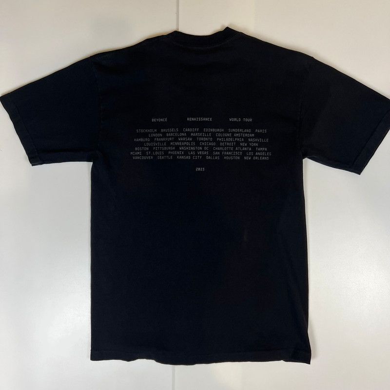 ビヨンセ RENAISSANCE WORLD TOUR オフィシャルTシャツ L Beyonce Official Renaissance World Tour Merch Disco Cowboy