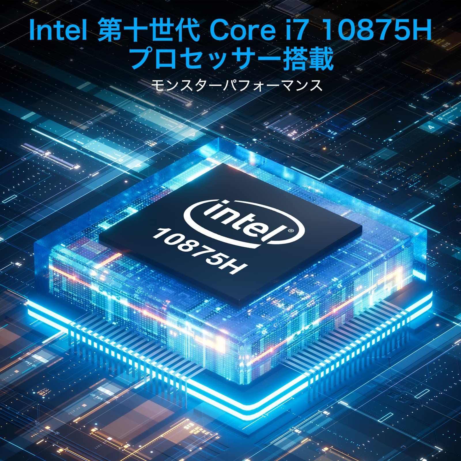 GMKtec ミニPC Windows 11 Pro第10世代Core i7-10875H 32GB -512GB SSD