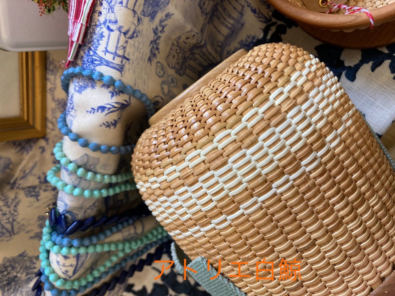 B474s「淡青釉裏銀彩 花入」中田一於作 共布共箱 九谷焼 師-3代徳田八