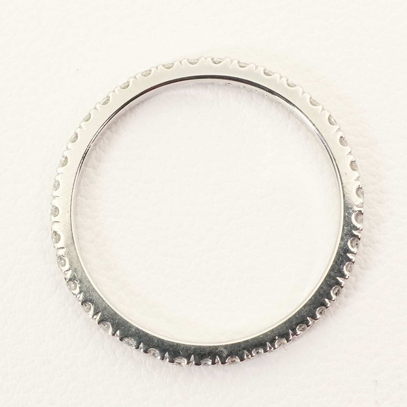 美品 アーカー ティナ ダイヤ×K18 フルエタニティ リング/24-4110  