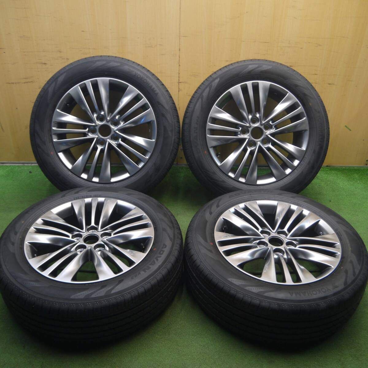 新車外し！23年☆トヨタ 40系 アルファード 純正 ENKEI 225/60R18 