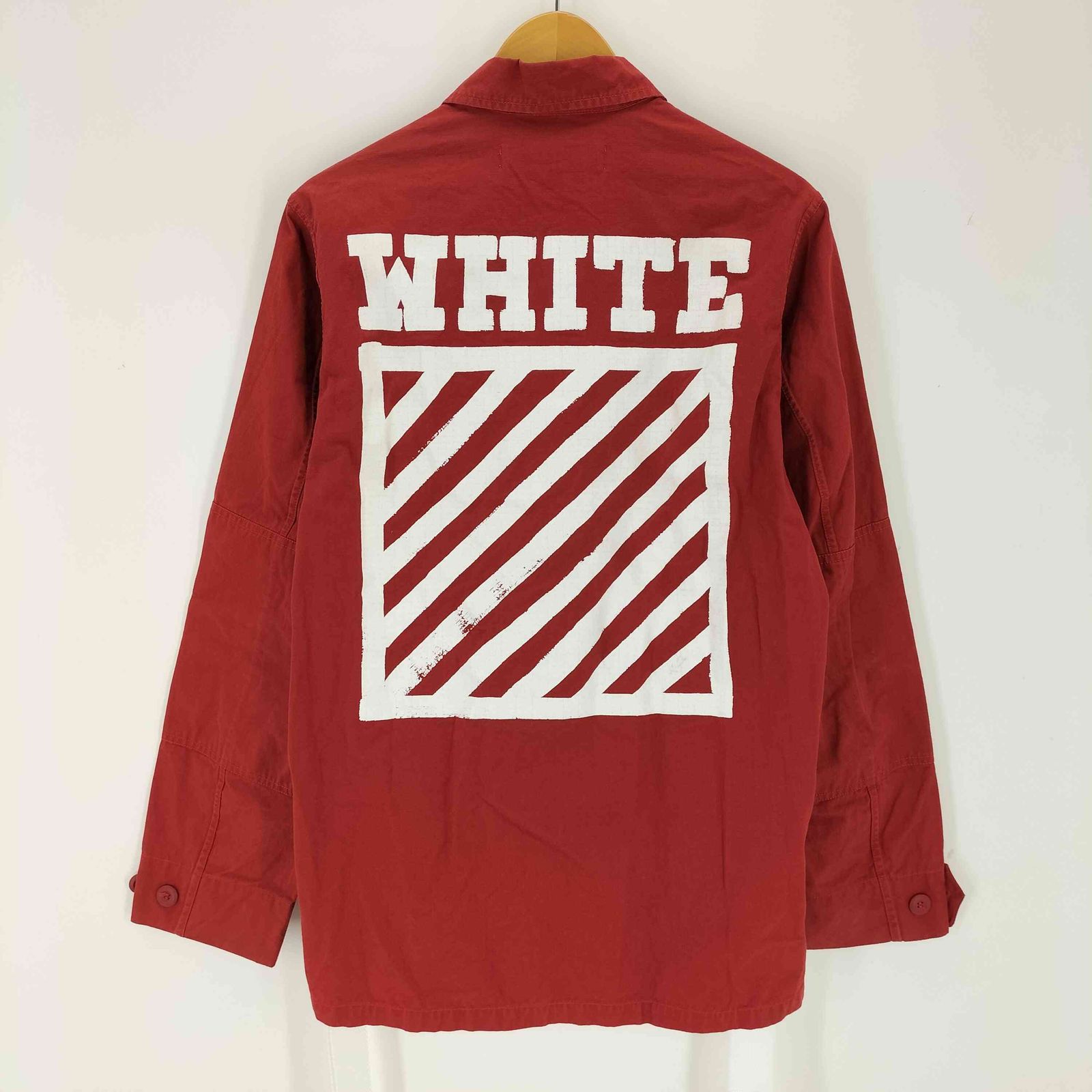 オフホワイト OFF-WHITE Field Jacket Square Red メンズ import