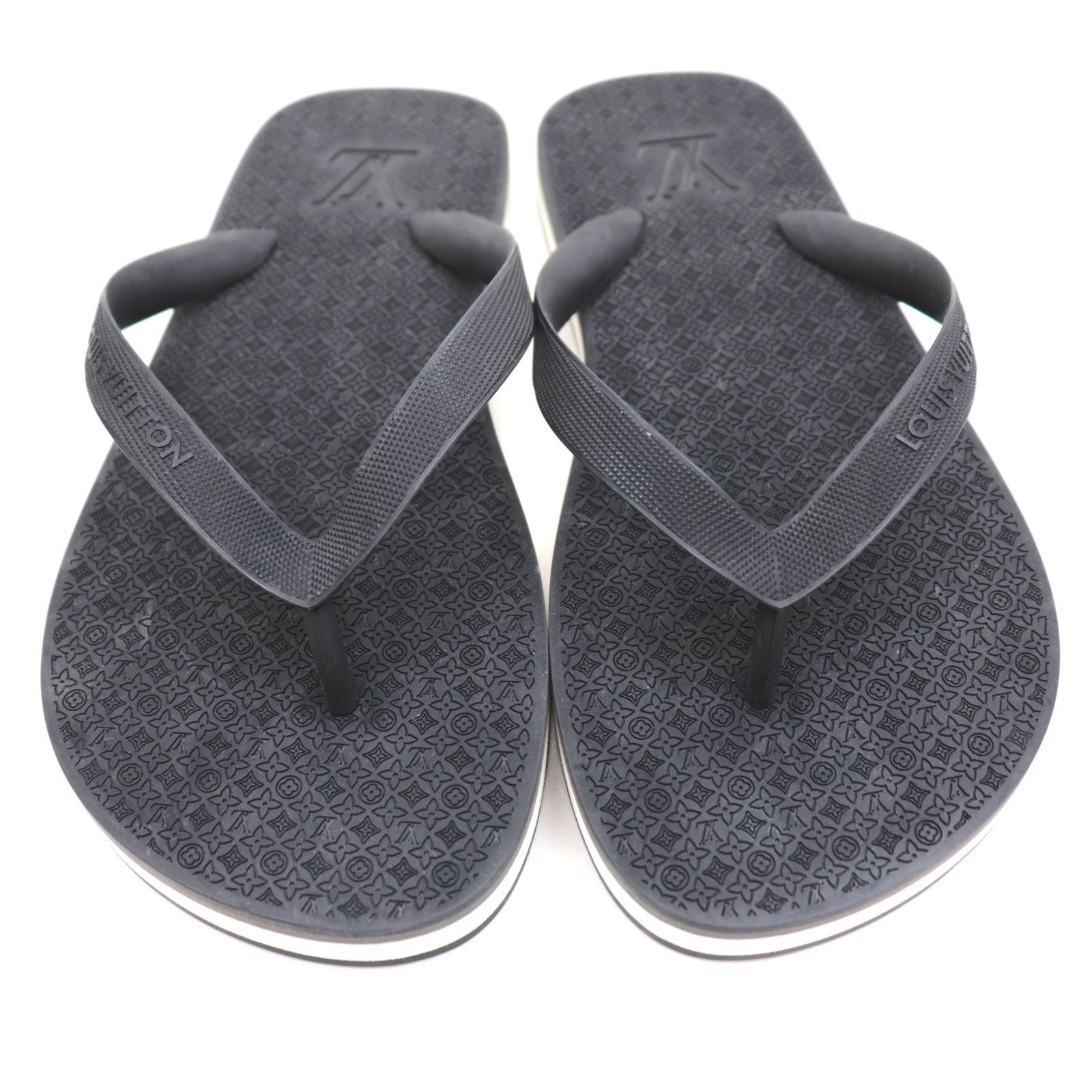 ルイ・ヴィトン ブラック トングサンダル vectorpremium_165-402507070136