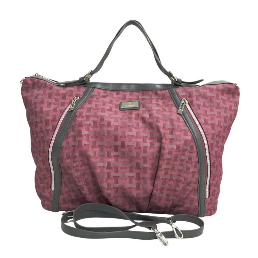 LANVIN SPORT ランバン スポール トートバッグ 総柄 ピンク系 240101436112 ゴルフウェア ストスト