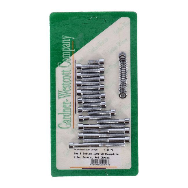 GARDNER-WESTCOTT GW transmission top and bottom cover screw kit. Allen | 527076