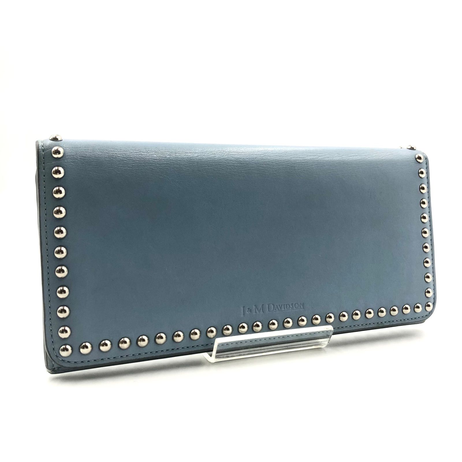 未使用品✨J&M DAVIDSON✨ミニ財布✨ライトブルー✨IENA取扱品 小物