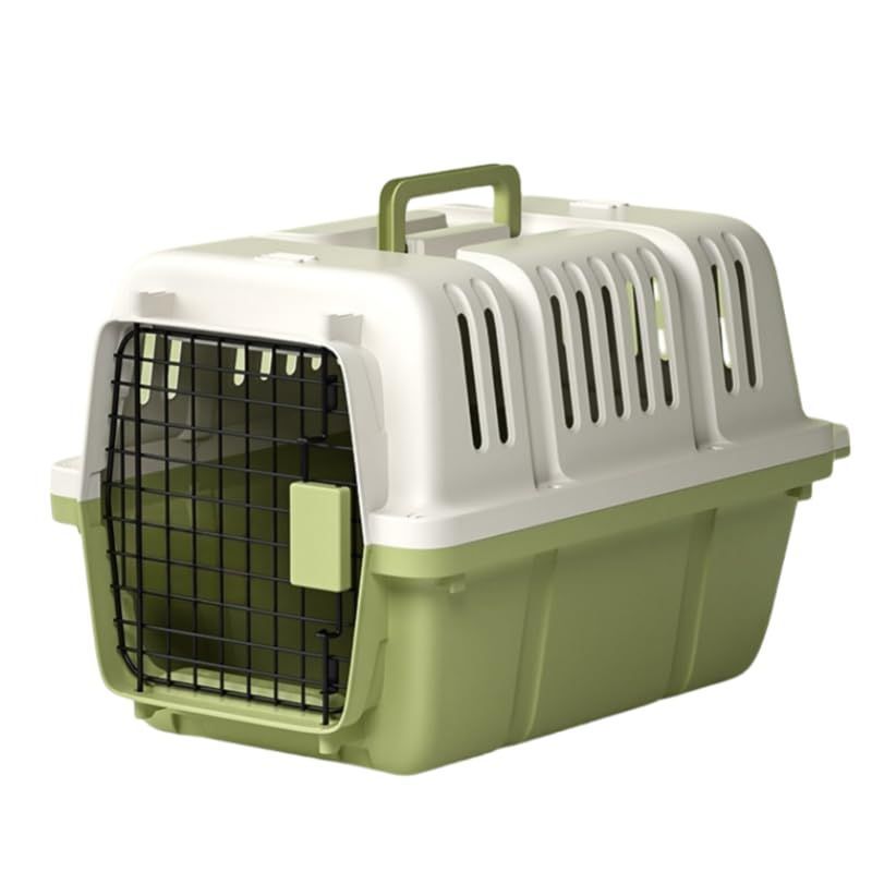 牧小苫＼ｍｓｍｒエアトラベルキャリー ペットゲージ ケージ ハードキャリー 取っ手付き 室内用ハウス 小型犬・中型犬・大型犬用 ブラウン・ブ 牧小苫＼ｍｓｍｒエアトラベルキャリー ペットゲージ ケージ