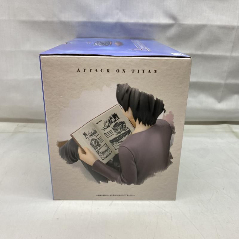 中古】未開封)A賞 エレン＆ミカサ＆アルミン ～壁の外の世界