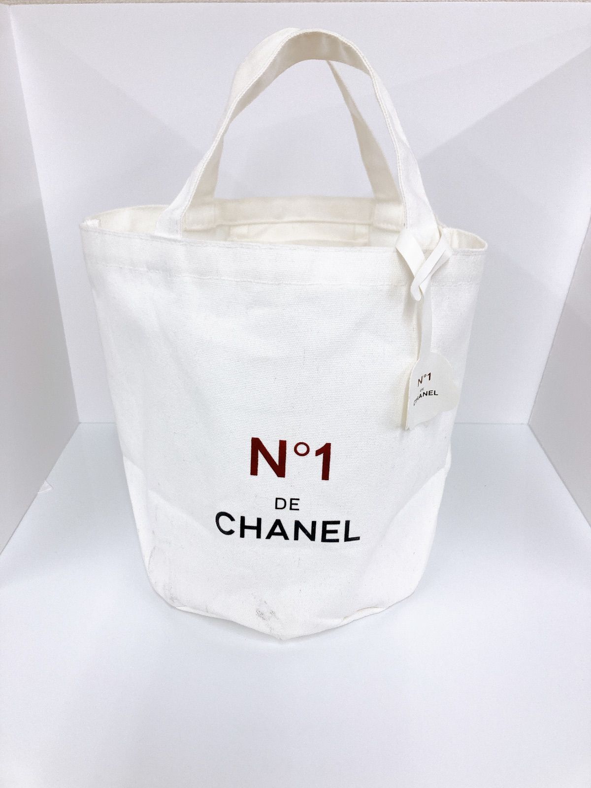 ○ CHANEL シャネル ノベルティ トートバッグ 白 ホワイト レア 希少