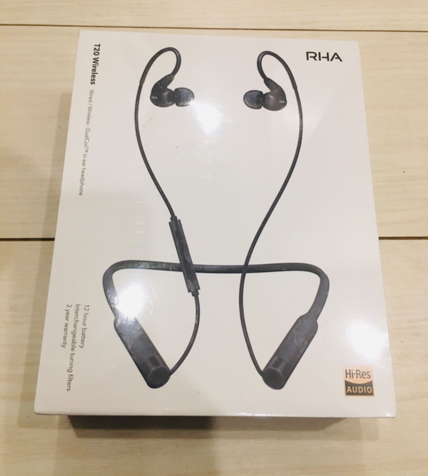 未開封】RHA T20 Wireless Bluetooth/有線接続イヤホン