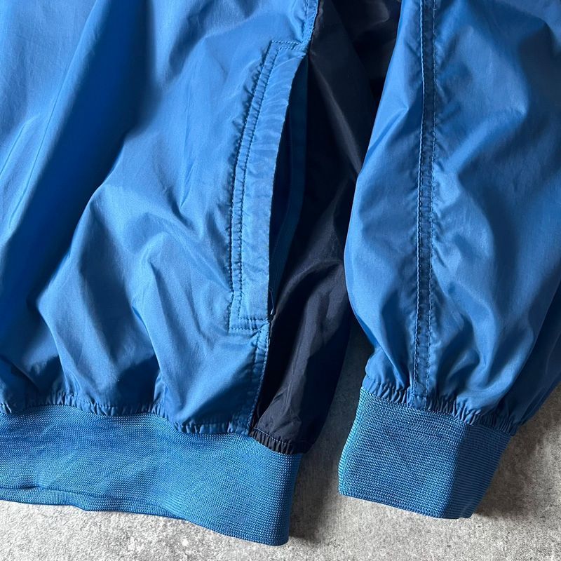 90s NIKE センター スウォッシュ ロゴ 刺繍 プルオーバー ナイロン