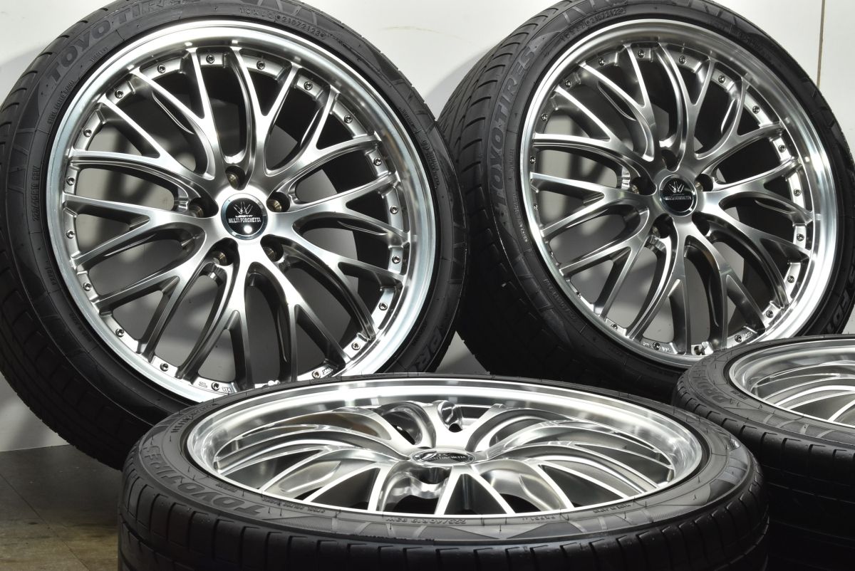 ロクサーニ マルチフォルケッタ MS3 19in 8J 45 PCD114.3 プロクセスFD1 225 40R19 クラウン ノア ヴォクシー オデッセイ セレナ