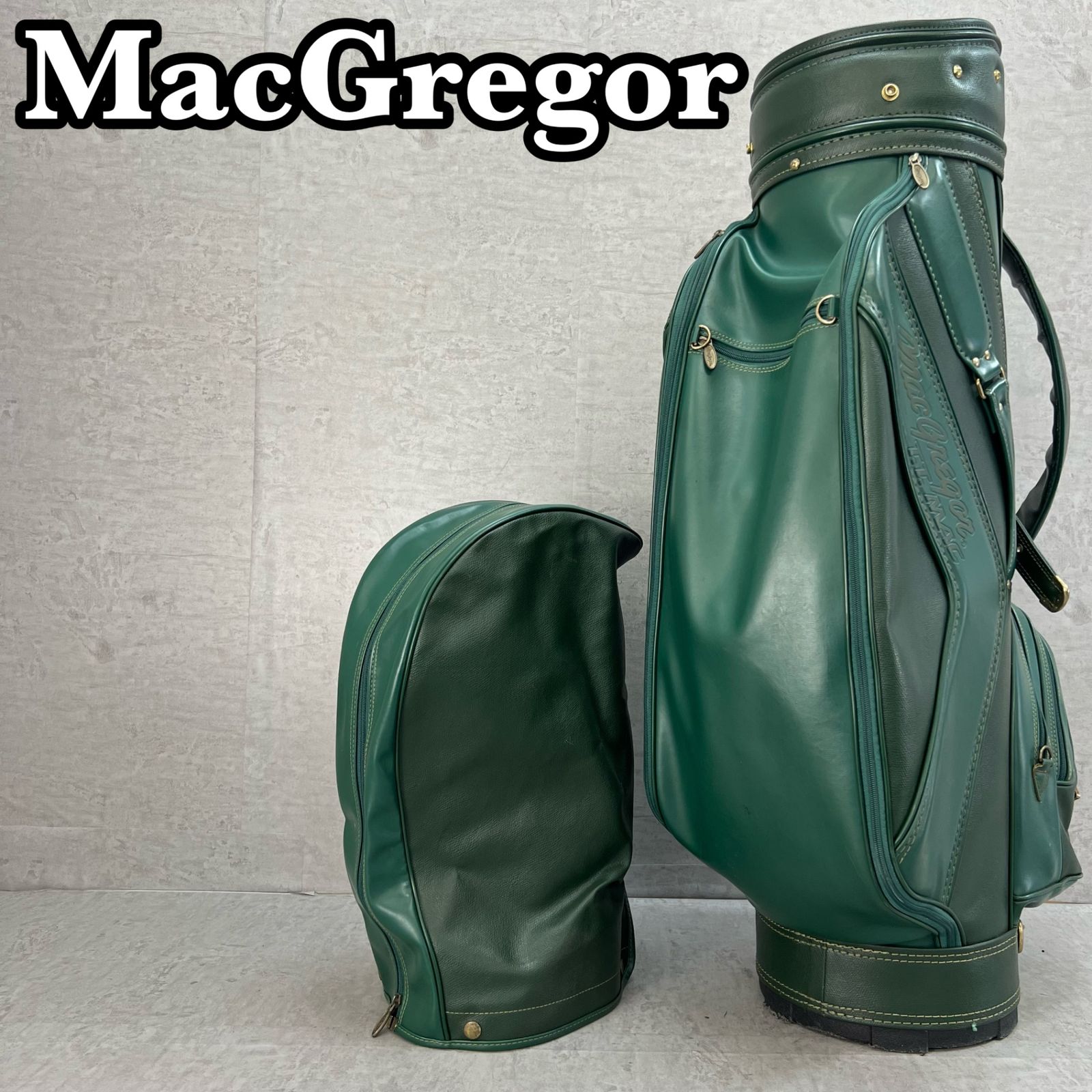 マグレガー T.T　MAC　ゴルフキャディバッグ　カート式　約9型　6分割 MacGregor マグレガー T.T MAC ゴルフキャディバッグ カート式