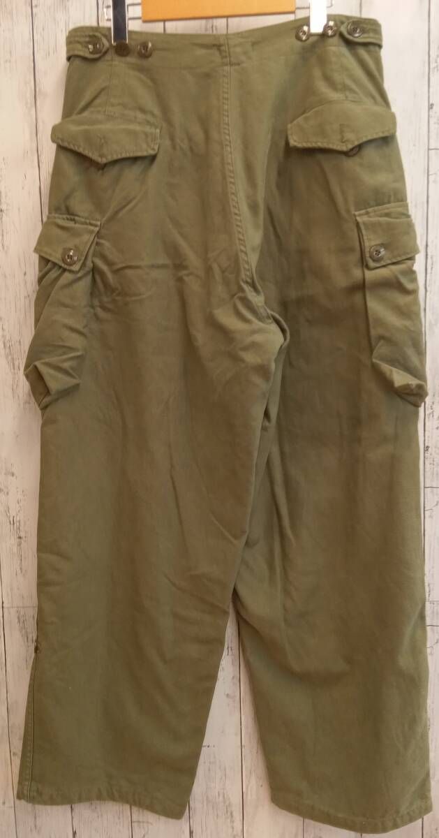 オランダ軍実物SEYNTEX K.L. 78×80 ミリタリーカーゴパンツ Amazon.co.jp: 60s オランダ軍 K.L. SEYNTEX カーゴパンツ 82×80