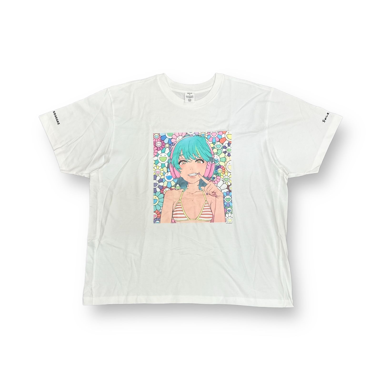 未使用品 Takashi Murakami × mebae 23SS smile_02 S/S Tee コラボ