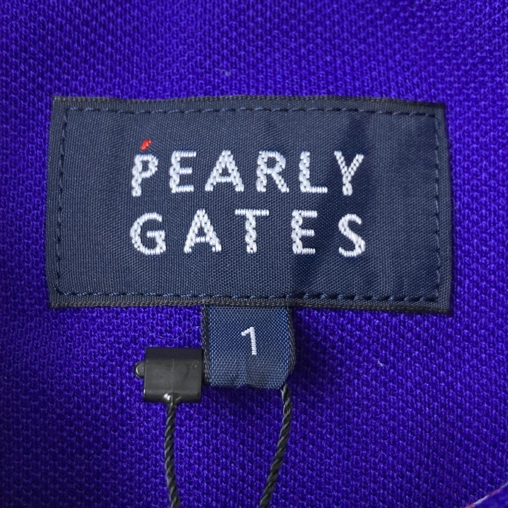 サイズ：1 PEARLY GATES パーリーゲイツ 055-0260606 ノースリーブポロシャツ  パープル系 [240101475394] ゴルフウェア レディース ストスト サイズ：1 PEARLY GATES パーリーゲイツ 055-0260606