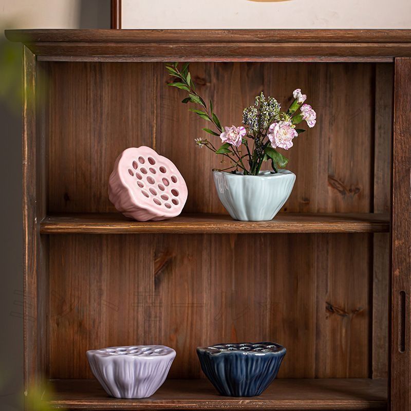 ボウル ティートレイ 生け花 ドライフラワー 花瓶 華道 蓮 茶道 陶器