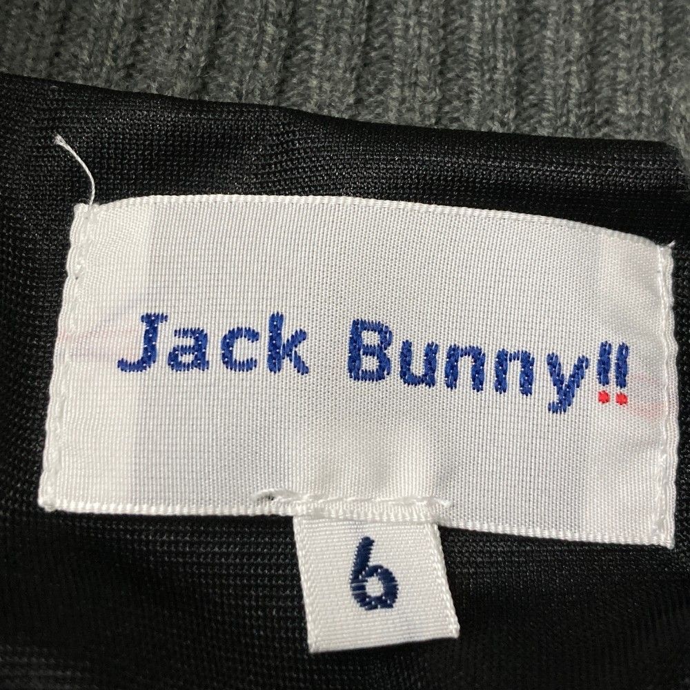 サイズ：6 JACK BUNNY ジャックバニー 裏地付 ニット ジップ