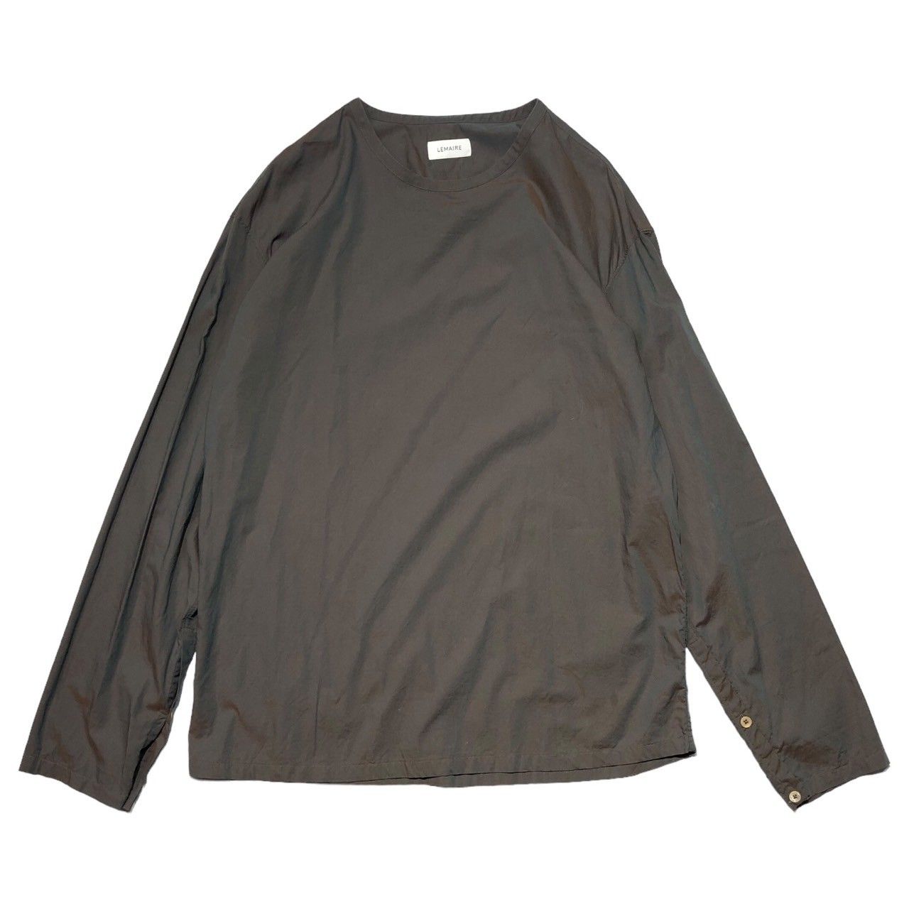 トップス lemaire wool pullover shirts LEMAIRE Wool Boxy Overshirt - Black | Garmentory