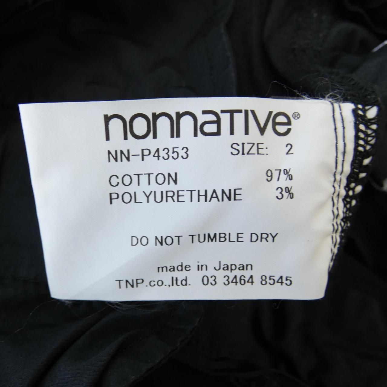 ノンネイティブ NONNATIVE パンツ