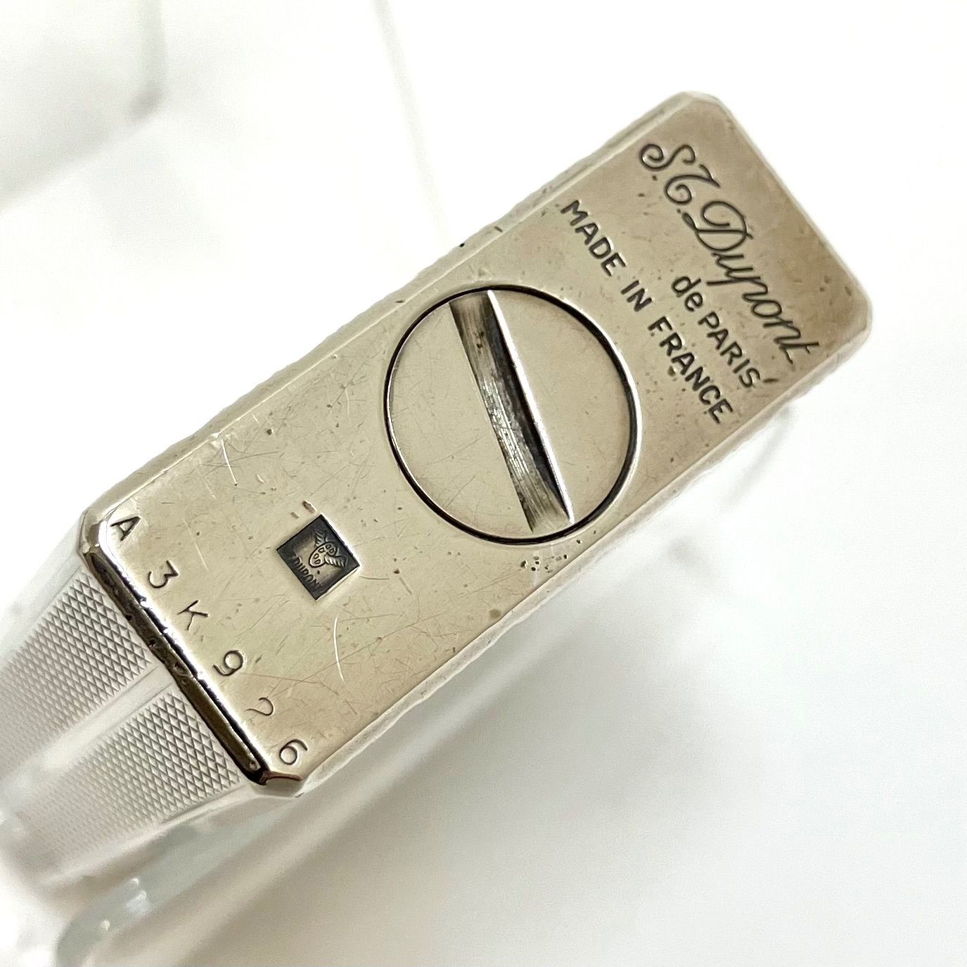S.T.Dupont＊エステーデュポン ガスライター シルバー フランス製 