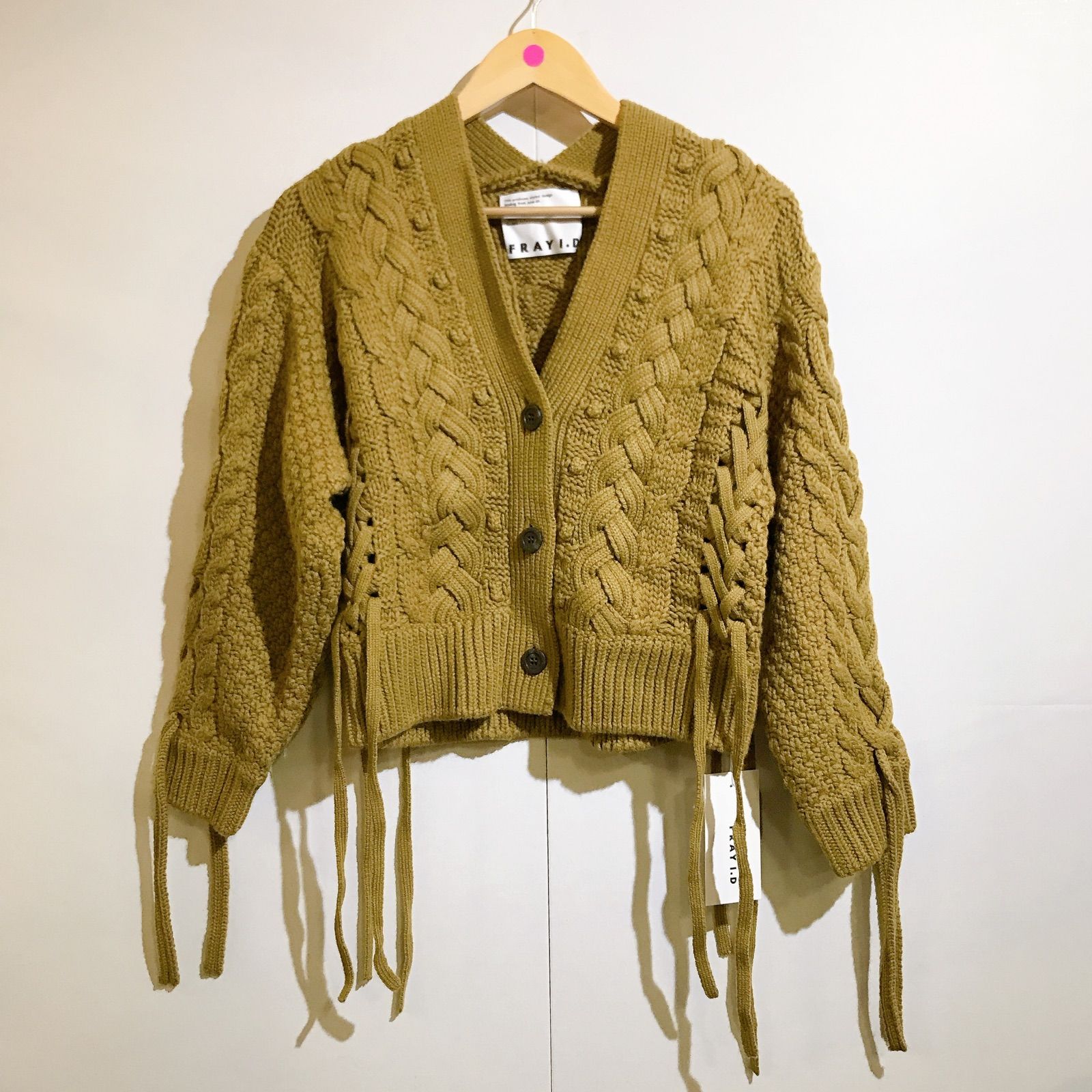 美品】タグ付き FRAY I.D フレイアイディー レースアップ 美品】タグ付き FRAY I.D フレイアイディー レースアップ