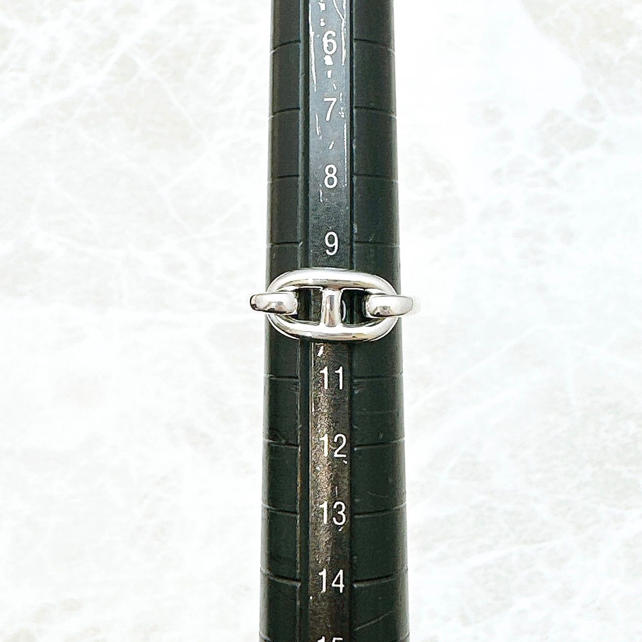 美品🌟HERMÈS シェーヌダンクル シルバー リング 50 約10号 U - メルカリ