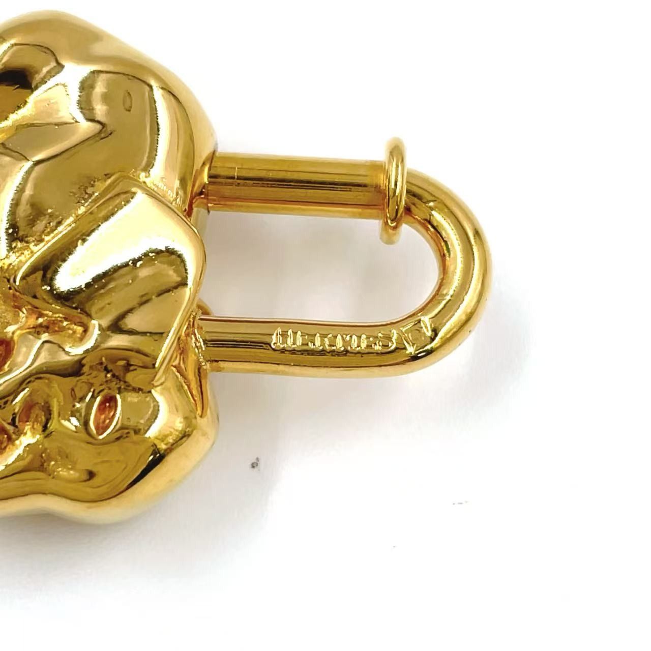 限定品 HERMES エルメス カデナ エレファント バッグチャーム ゴールド