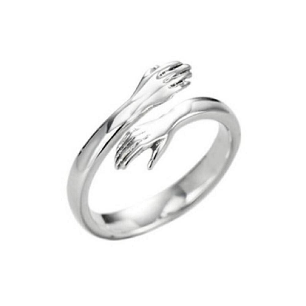 リング 両手 抱きしめる 手 ハグ 指輪 シルバーアクセサリー