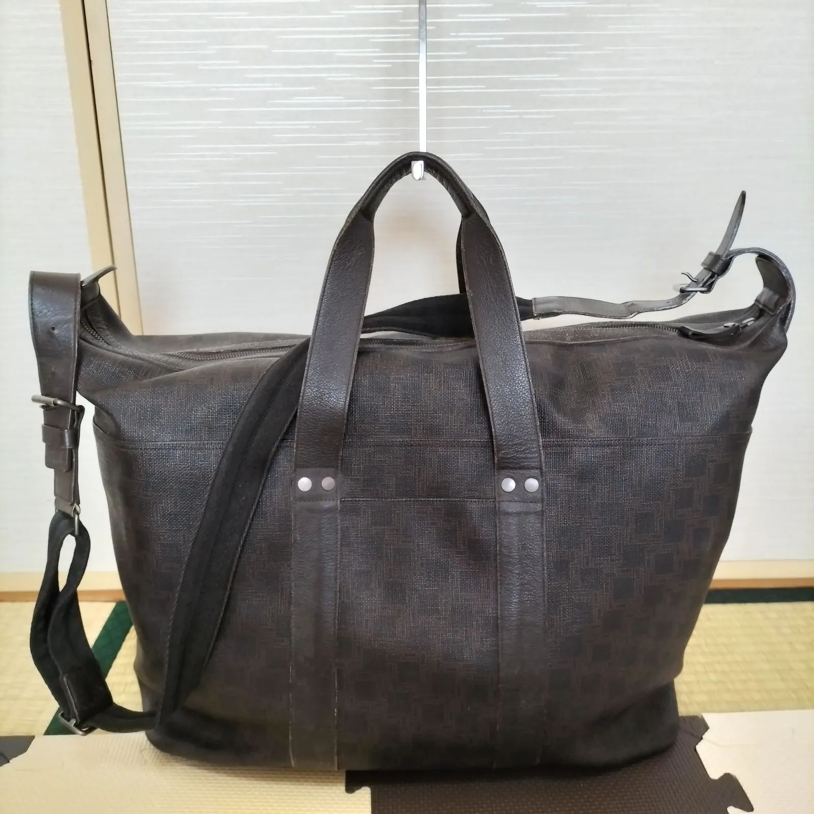 ダンヒル dunhill ボストンバッグ ショルダーバッグ 2way レザー