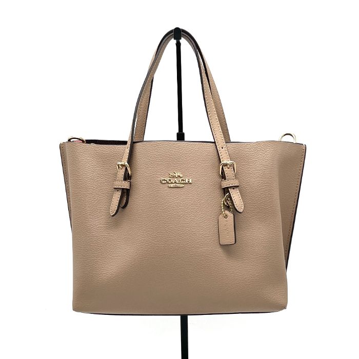 COACH コーチ 2way ハンド ショルダー バッグ 本革 ブラック 美品 