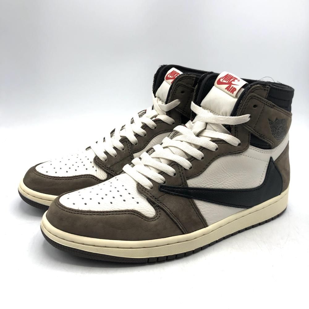 NIKE×TravisScott AIRJORDAN1 HIGH OG TS SP Dark Mocha サイズ27.5cm CD4487-100 ナイキ トラヴィススコット 17