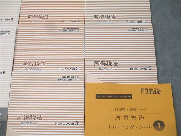 TAC 税理士講座 年内完結・速修コース 所得税法 基本テキスト