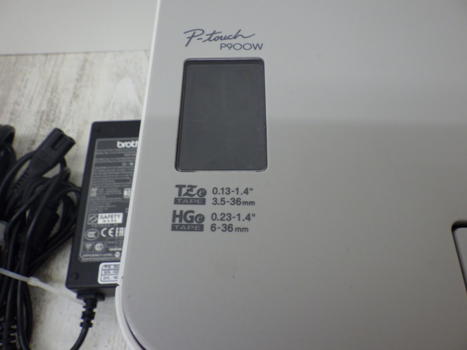 brother ブラザー P-tauch ピータッチ PT-P900W ラベルライター テストプリント済み 品 250805